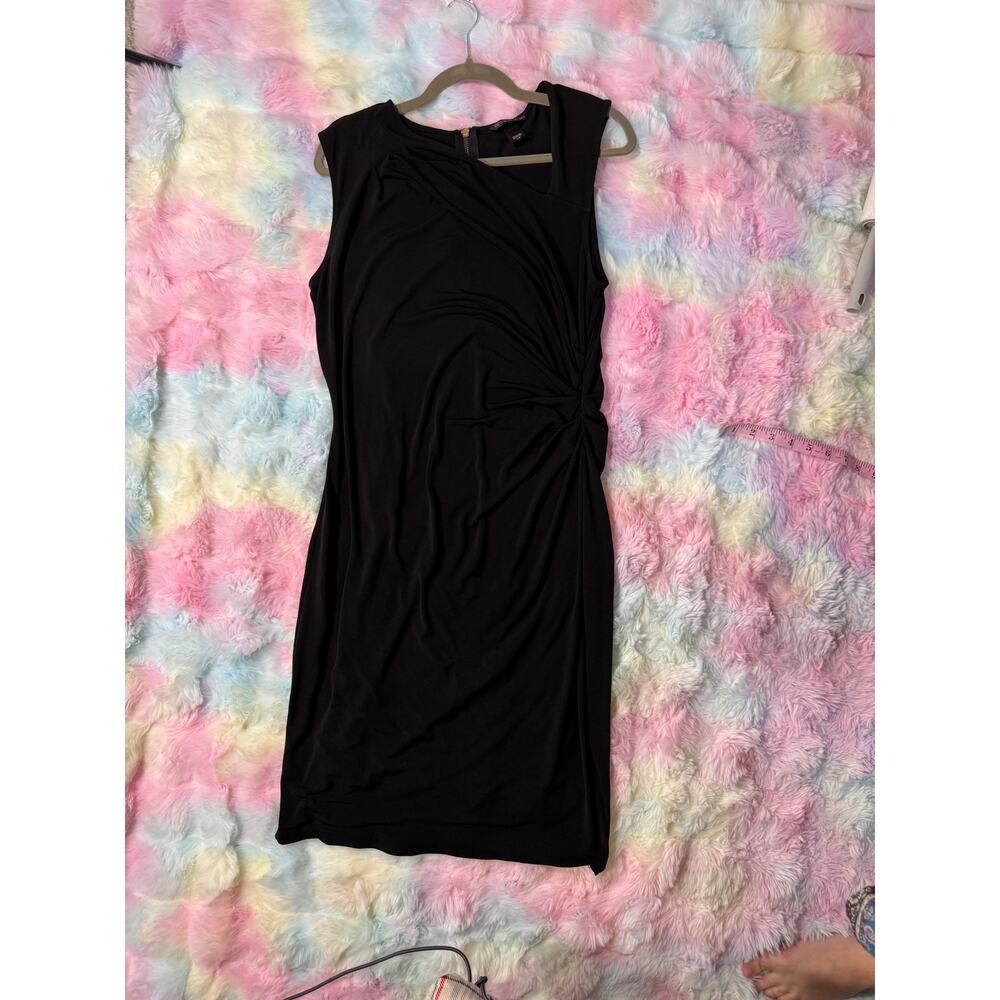 Victoria Secret Black Ruched Sheath Dress L - Picture 12 of 12